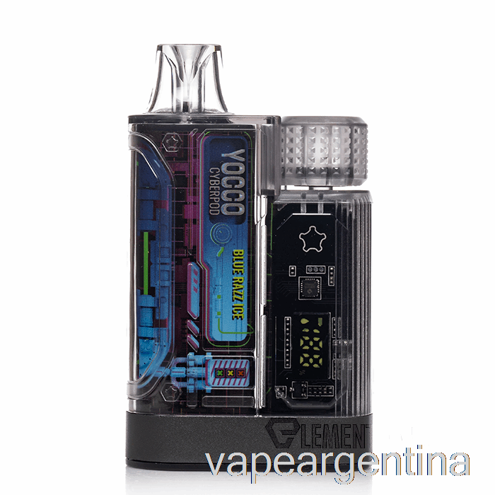 Vaporizador Yocco Cyberpod 12000 Desechable Azul Razz Ice Argentina